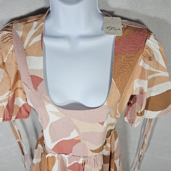 Free People Girl And The Sun Avery Mini Dress in Spice Leaf XS or MEDIUM - NWT - Picture 8 of 15